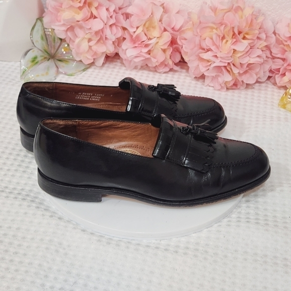 BOSTANIAN Florentino Black Leather Loafers sz 11.5 M main image 7